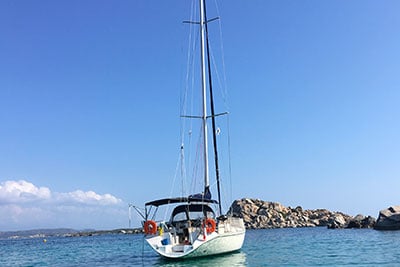 Voilier Luckystar - Location voilier Corse