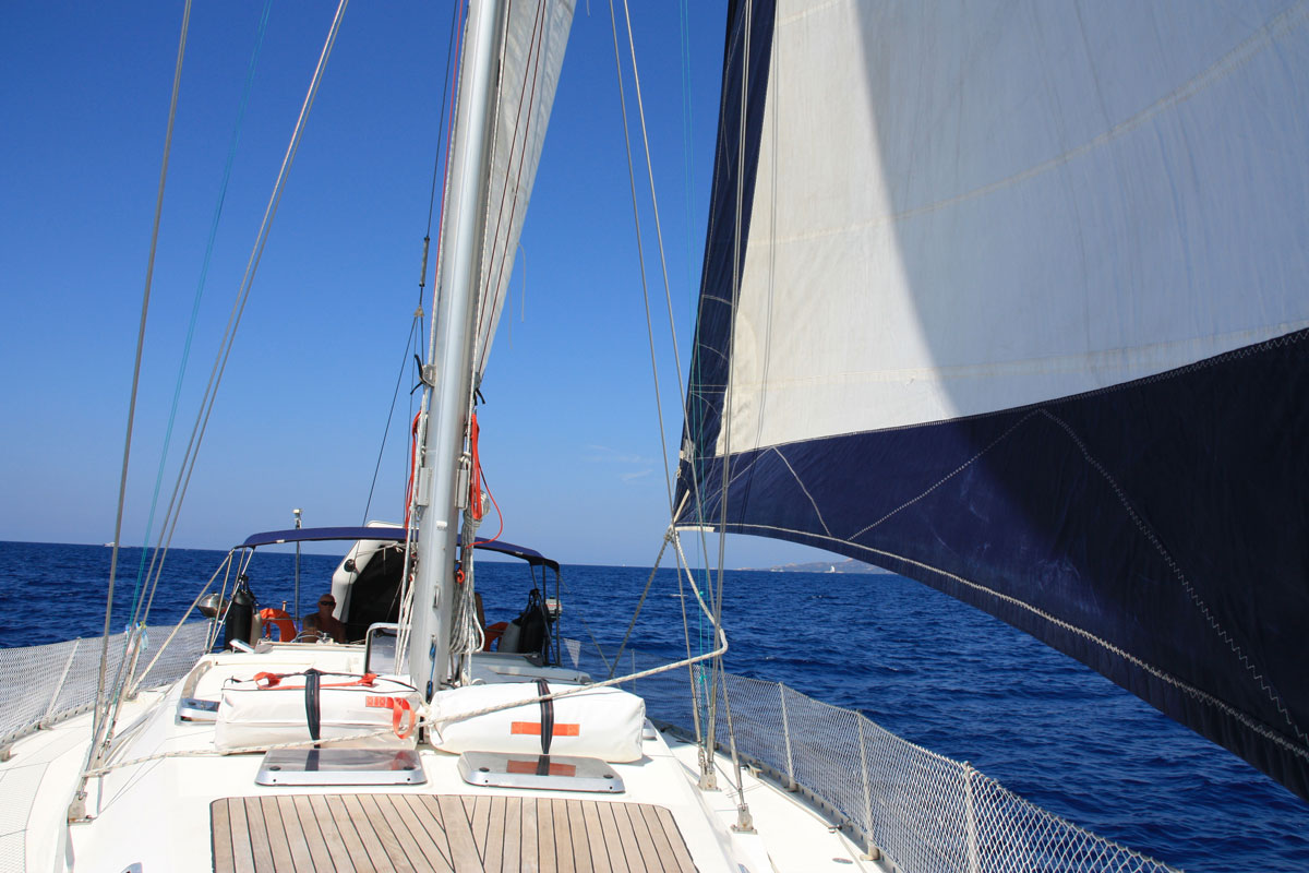 Voilier Luckystar en croisière Méditerranée en Corse