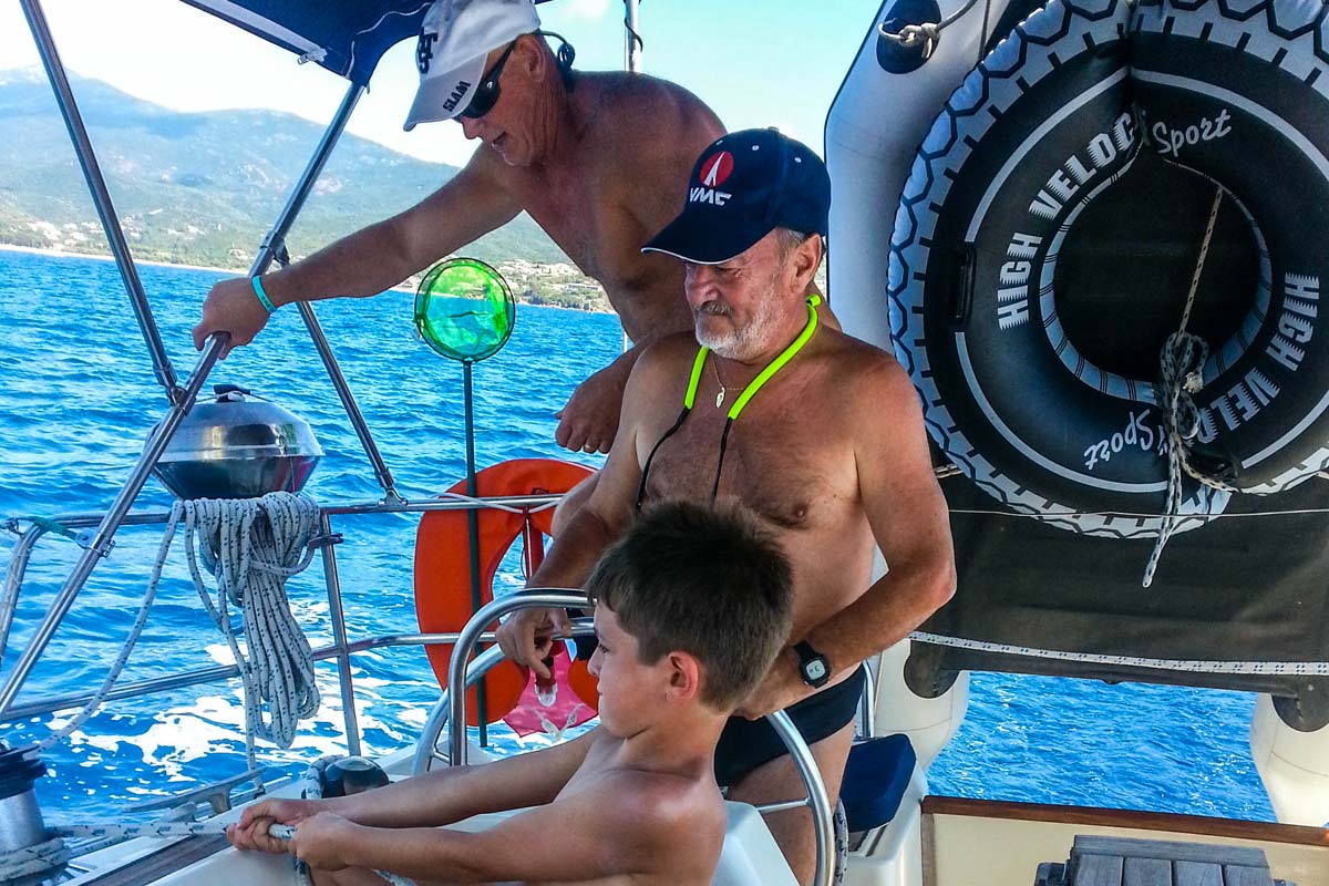 Croisiere voilier corse avec skipper - Luckystar