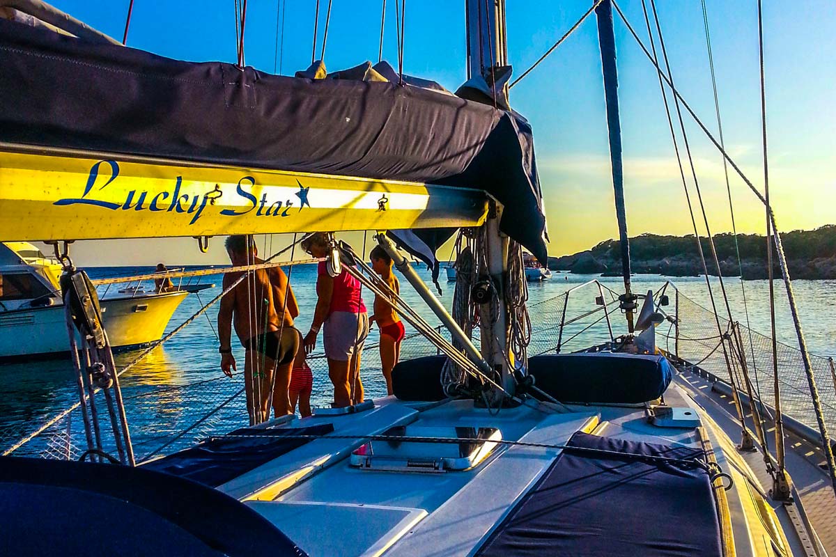 Croisiere voilier corse avec skipper - Luckystar