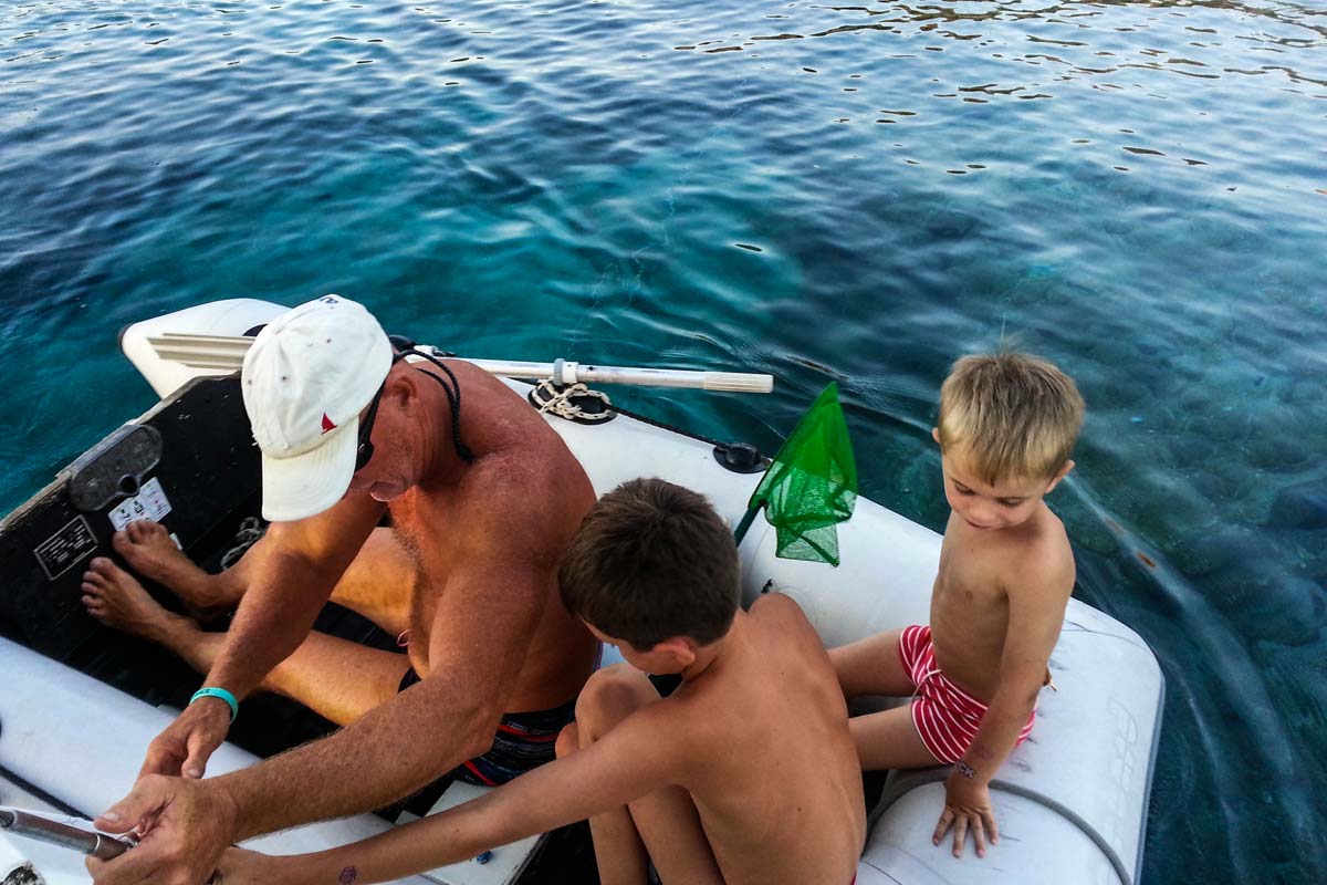 Vacances en famille en Corse - Voilier Luckystar